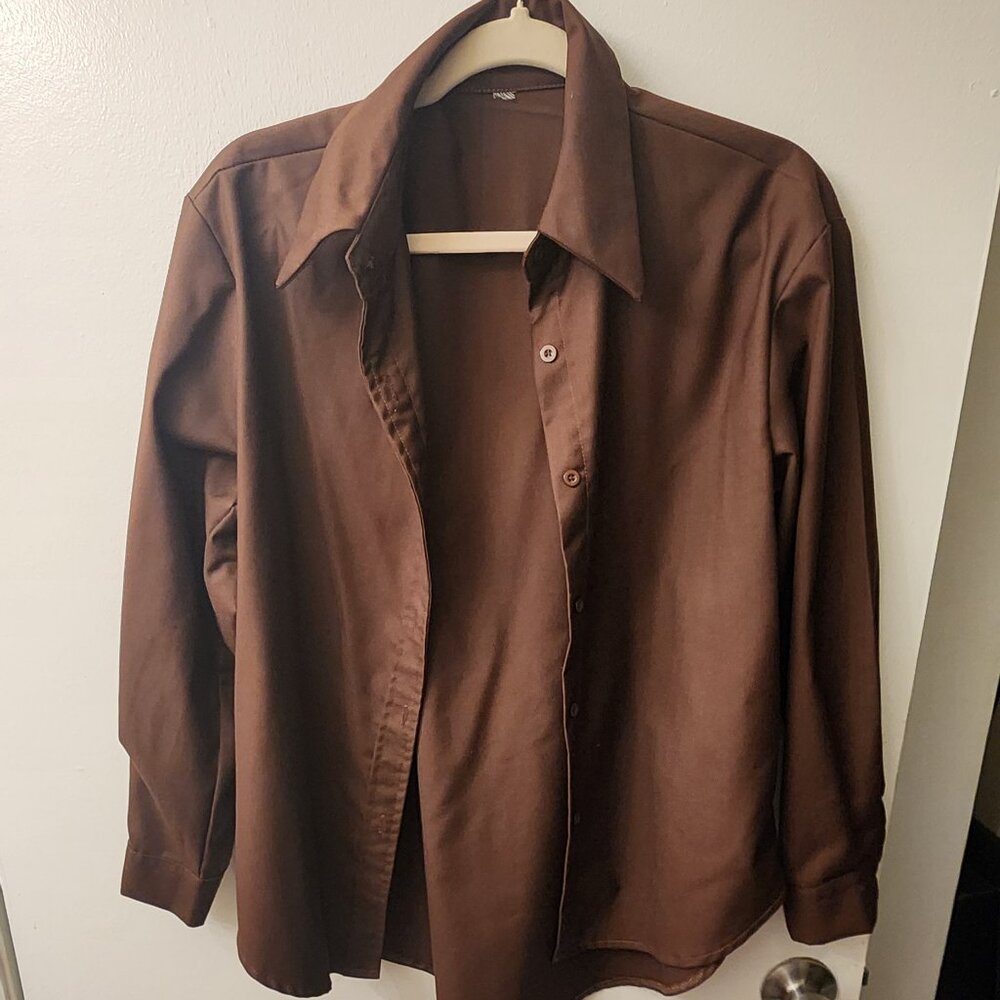 Brown shirt